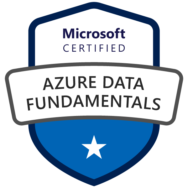 Azure DP 900 Data Fundamentals Certified Badge
