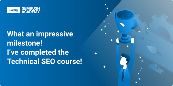 Technical SEO Course Completion